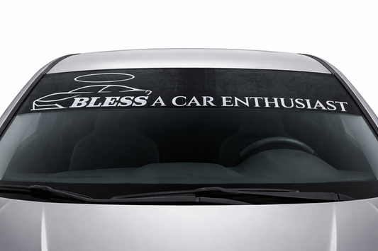 B.A.C.E Black Windshield Banner