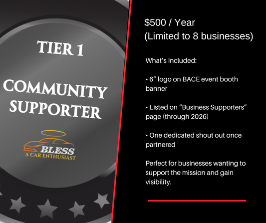 Tier 1 - BACE Community Supporter Sponsorship 2026