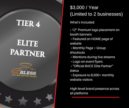 Tier 4 – BACE Elite Partner Sponsorship 2026
