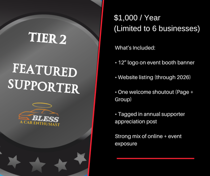 Tier 2 – BACE Featured Supporter Sponsorship 2026